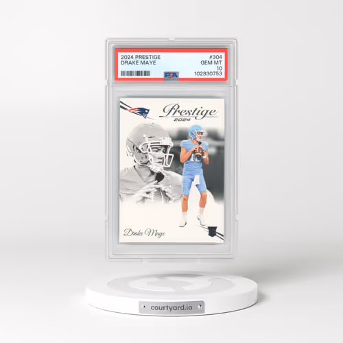 2024 Panini Prestige #304 Drake Maye (PSA 10 GEM MINT)