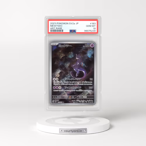 2023 Japanese Pokémon Card 151 #183 Mewtwo - Art Rare (PSA 10 GEM MINT)