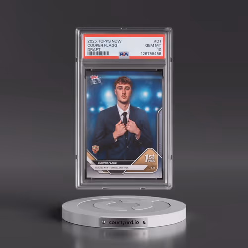 2025 Topps Now Draft #D1 Cooper Flagg (PSA 10 GEM MINT)