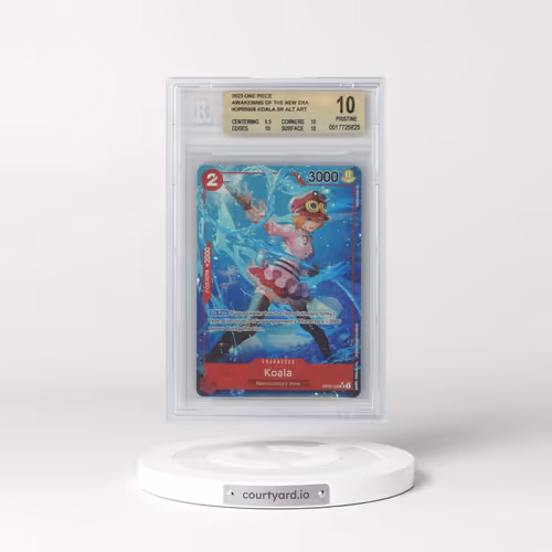 2023 One Piece Card Game Awakening of the New Era #OP05006 Koala ALT ART SR (BGS 10 PRISTINE)