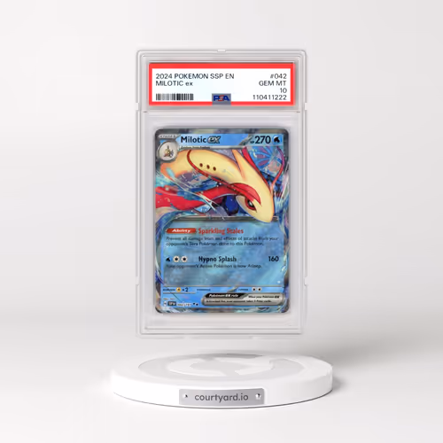2024 Pokémon Ssp EN-Surging Sparks #042 Milotic EX - Holo (PSA 10 GEM MINT)