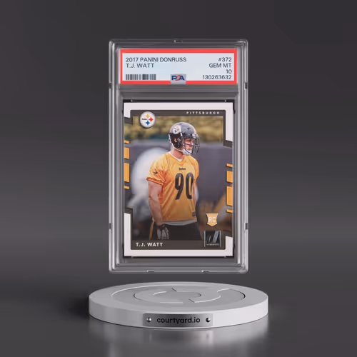 2017 Panini Donruss #372 T.J. Watt (PSA 10 GEM MINT)