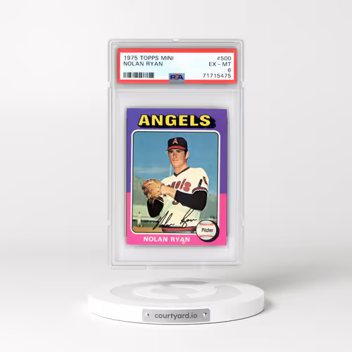1975 Topps Mini #500 Nolan Ryan (PSA 6 EX-MT)