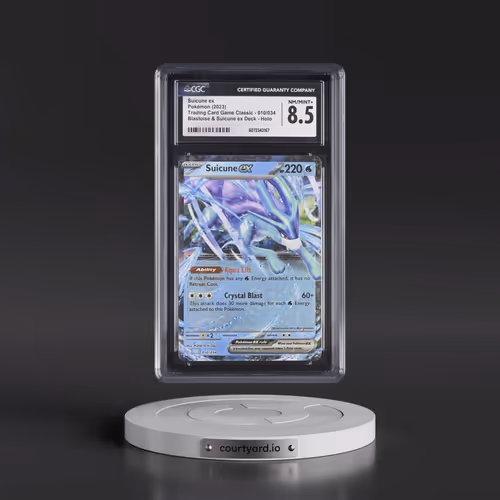 2023 Pokémon Clb-Trading Card Game Classic Blastoise & Suicune EX Deck #010 Suicune EX - Holo (CGC 8