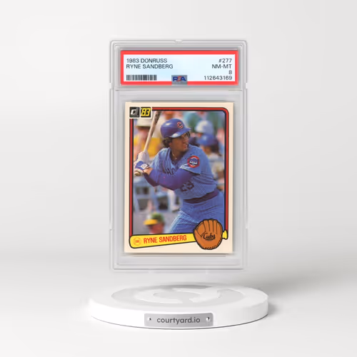 1983 Donruss #277 Ryne Sandberg (PSA 8 NM-MT)