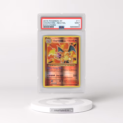 2016 Pokémon XY Evolutions #11 Charizard - Reverse Foil (PSA 9 MINT)