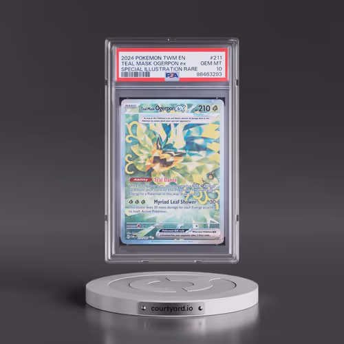 2024 Pokémon Twm EN-Twilight Masquerade #211 Teal Mask Ogerpon EX - Holo Special Illustration Rare (