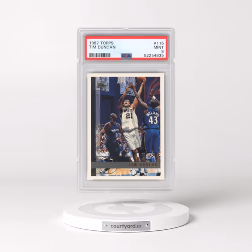 1997 Topps #115 Tim Duncan (PSA 9 MINT)
