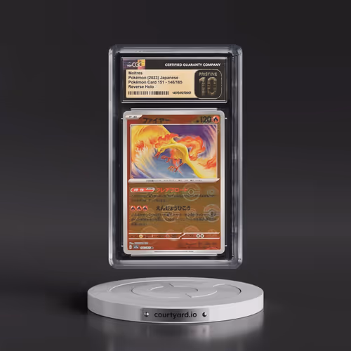 2023 Pokémon Card 151 #146/165 Moltres - Reverse Holo Poke Ball (CGC 10 PRISTINE)