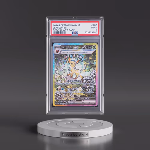 2024 Pokémon Sv8a-Terastal Fest EX #200 Leafeon EX - Holo Special Art Rare (PSA 9 MINT)