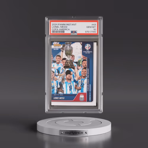 2024 Panini Instant Conmebol Copa America 2024 #43 Lionel Messi (PSA 10 GEM MINT)
