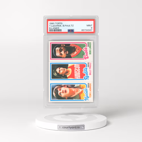 1980 Topps #104 T.LaGarde, B.Paultz - B.Lanier (PSA 9 MINT)
