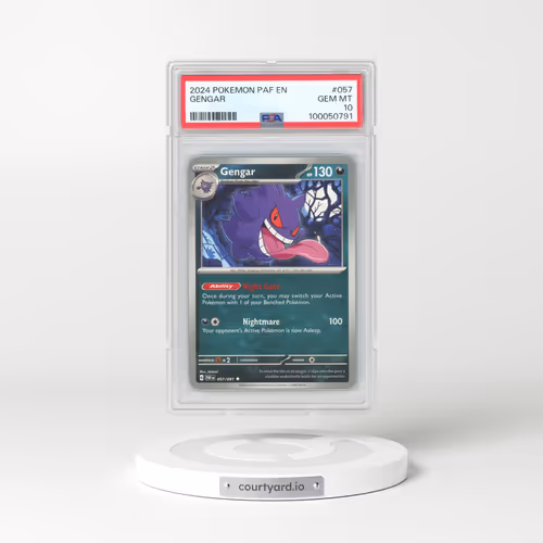 2024 Pokémon Paf EN-Paldean Fates #057 Gengar (PSA 10 GEM MINT)