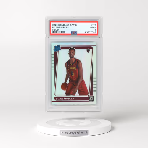 2021 Panini Donruss Optic #175 Evan Mobley - Holo (PSA 9 MINT)