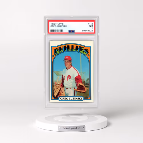 1972 Topps #112 Greg Luzinski (PSA 7 NM)