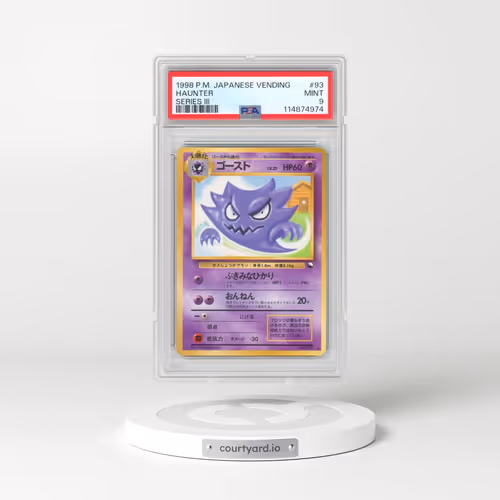 1998 Pokémon Vending #93 Haunter - Series III (PSA 9 MINT)