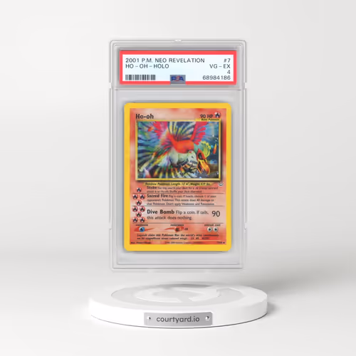 2001 Pokémon Neo Revelation #7 HO-Oh - Holo (PSA 4 VG-EX)