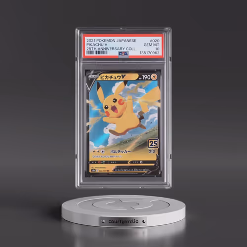 2021 Pokémon 25th Anniversary Collection #020 Pikachu V - Holo (PSA 10 GEM MINT)