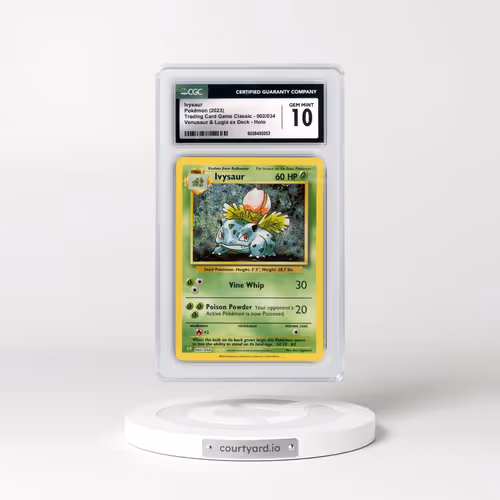 2023 Trading Card Game Classic - CLV, CLC, CLB #002/034 Ivysaur - Venusaur & Lugia ex Deck - CLV
