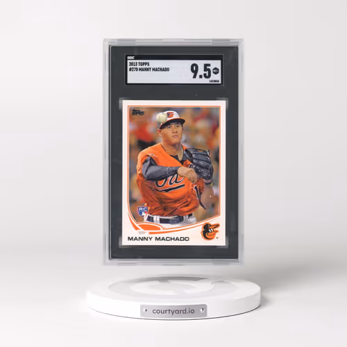 2013 Topps #270 Manny Machado - Fielding (SGC 9.5 MINT+)