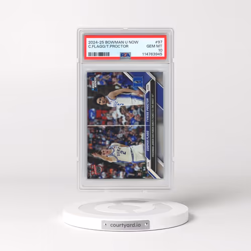 2024-25 Bowman U Now #97 Cooper Flagg/Tyrese Proctor (PSA 10 GEM MINT)