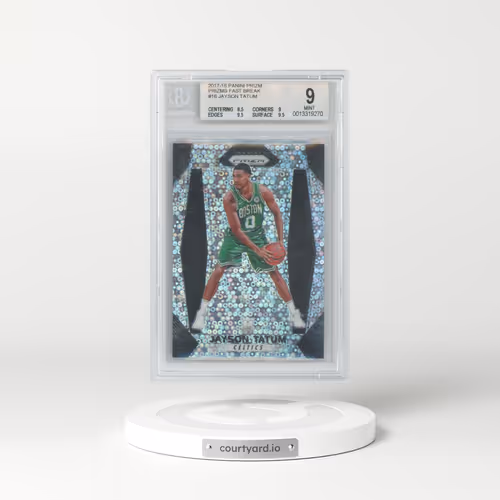 2017 Panini Prizm #16 Jayson Tatum - Fast Break Prizm (BGS 9 MINT)