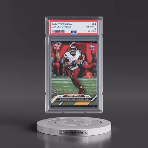 2024 Topps Now #24 Jayden Daniels (PSA 10 GEM MINT)