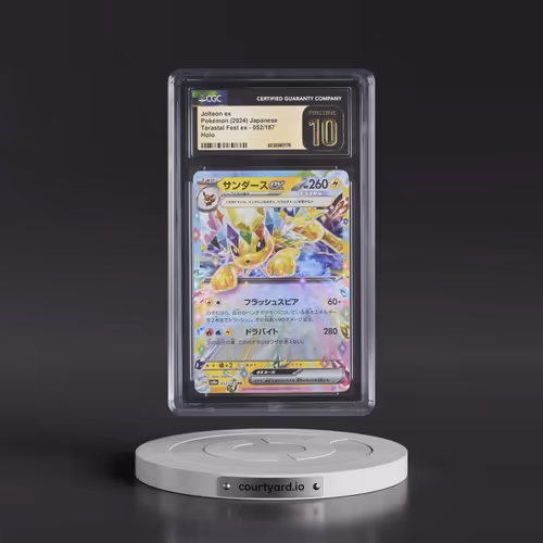 2024 Pokémon Sv8a-Terastal Fest EX #052 Jolteon EX - Holo (CGC 10 PRISTINE)