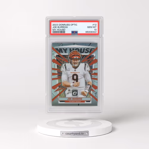 2023 Panini Donruss Optic My House! #12 Joe Burrow (PSA 10 GEM MINT)