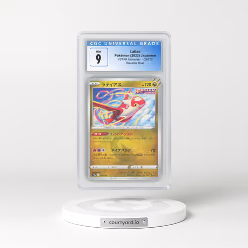 2022 VSTAR Universe #105/172 Latias - Reverse Holo Speckled (CGC 9 MINT)