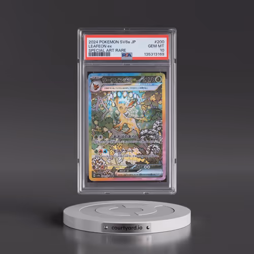 2024 Pokémon Sv8a-Terastal Fest EX #200 Leafeon EX - Holo Special Art Rare (PSA 10 GEM MINT)