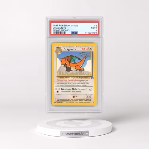 1999 Pokémon Game Movie #5 Dragonite - Movie Promo (PSA 9 MINT)