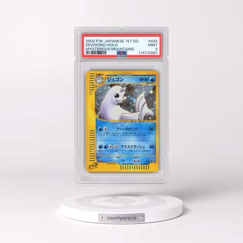 2002 Pokémon Mysterious Mountains #025 Dewgong - 1st Edition Holo (PSA 9 MINT)
