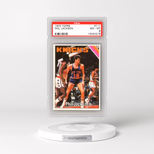 1975 Topps #111 Phil Jackson (PSA 8 NM-MT)