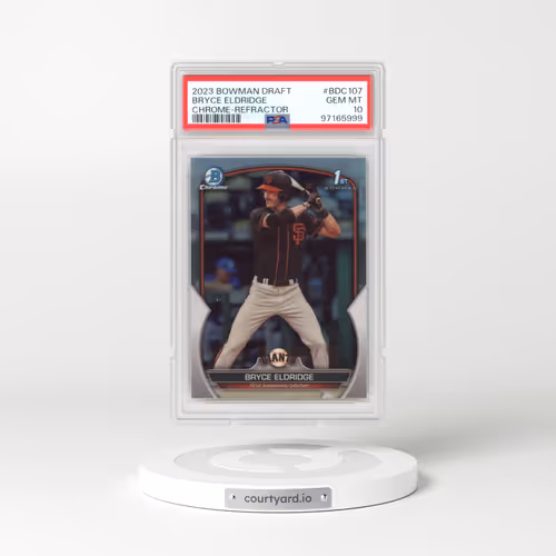2023 Bowman Draft #BDC107 Bryce Eldridge - Chrome-Refractor (PSA 10 GEM MINT)
