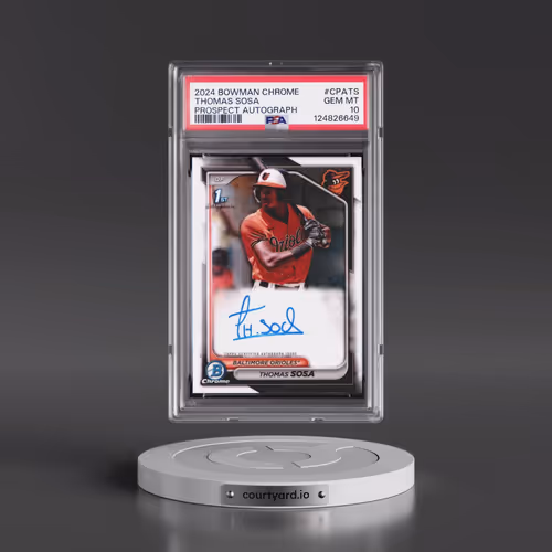 2024 Bowman Chrome Prospect Autographs #CPATS Thomas Sosa (PSA 10 GEM MINT)