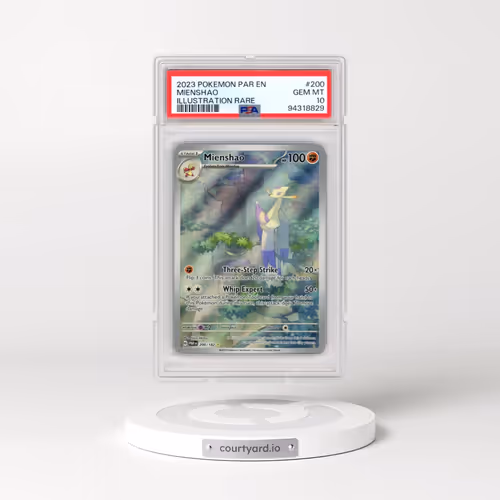 2023 Pokémon Par EN-Paradox Rift #200 Mienshao - Illustration Rare (PSA 10 GEM MINT)
