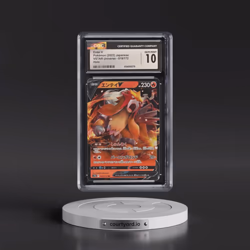 2022 VSTAR Universe #019/172 Entei V - Holo (CGC 10 GEM MINT)