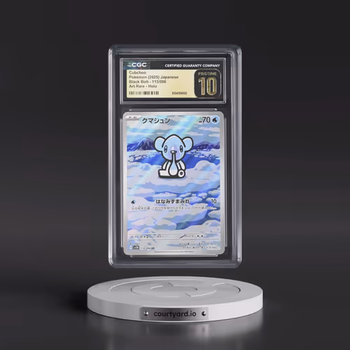 2025 Black Bolt - sv11B #113/086 Cubchoo - Art Rare Holo (CGC 10 PRISTINE)