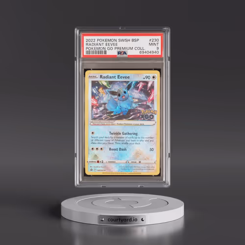 2022 Pokémon Swsh Black Star Promo #230 Radiant Eevee - Holo Pokemon Go Premium Collection Radiant E