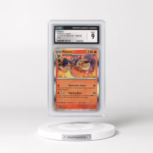 2023 Scarlet & Violet 151 - MEW EN #136/165 Flareon - Holo (CGC 9 MINT)
