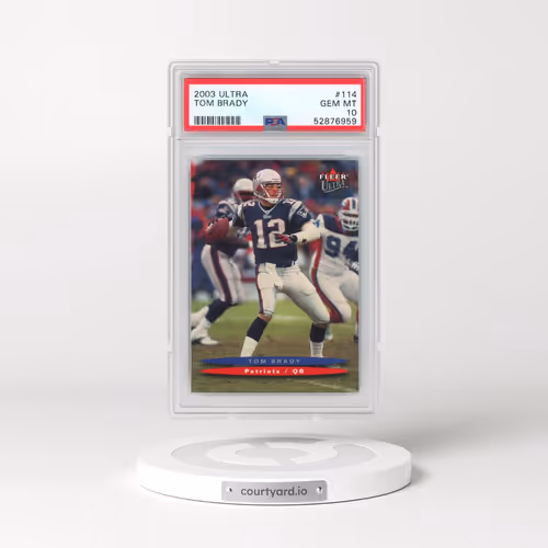 2003 Ultra #114 Tom Brady (PSA 10 GEM MINT)