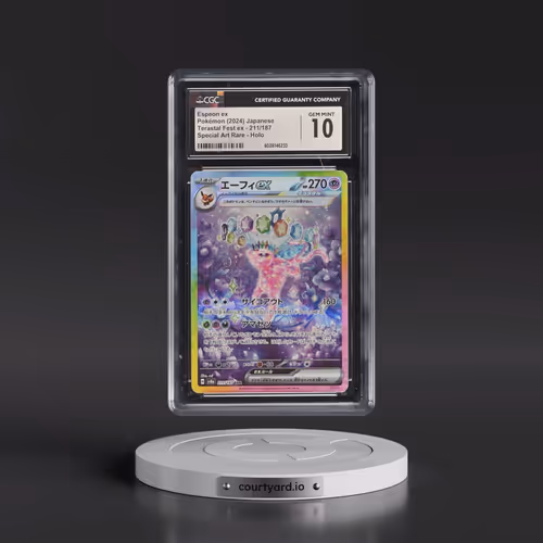 2024 High Class Pack: Terastal Fest ex - sv8a #211/187 Espeon ex - Special Art Rare Holo (CGC 10 GEM