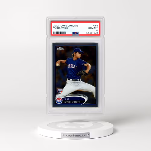 2012 Topps Chrome #151 YU Darvish (PSA 10 GEM MINT)