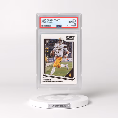 2018 Panini Score #350 Josh Allen (PSA 10 GEM MINT)