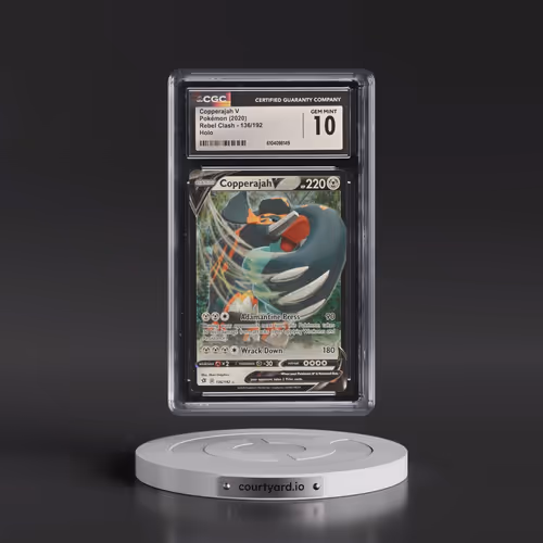 2020 Rebel Clash #136/192 Copperajah V - Holo (CGC 10 GEM MINT)