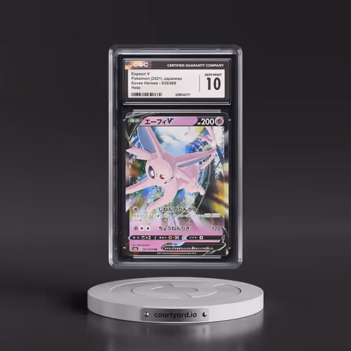 2021 Eevee Heroes #035/069 Espeon V - Holo (CGC 10 GEM MINT)
