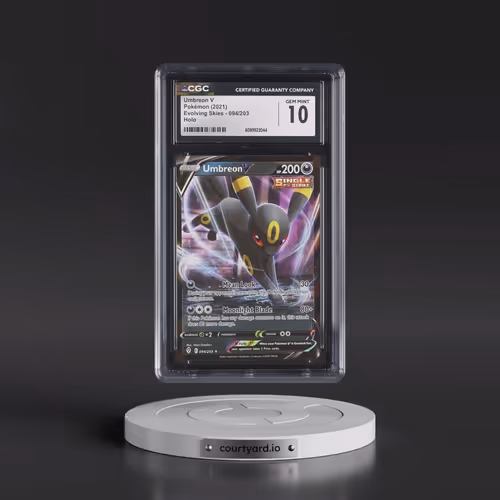 2021 Evolving Skies #094/203 Umbreon V - Holo (CGC 10 GEM MINT)