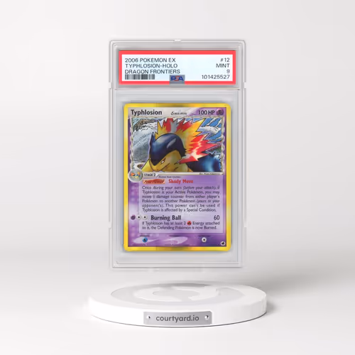 2006 Pokémon EX Dragon Frontiers #12 Typhlosion - Holo (PSA 9 MINT)