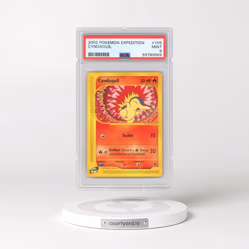 2002 Pokémon Expedition #105 Cyndaquil (PSA 9 MINT)